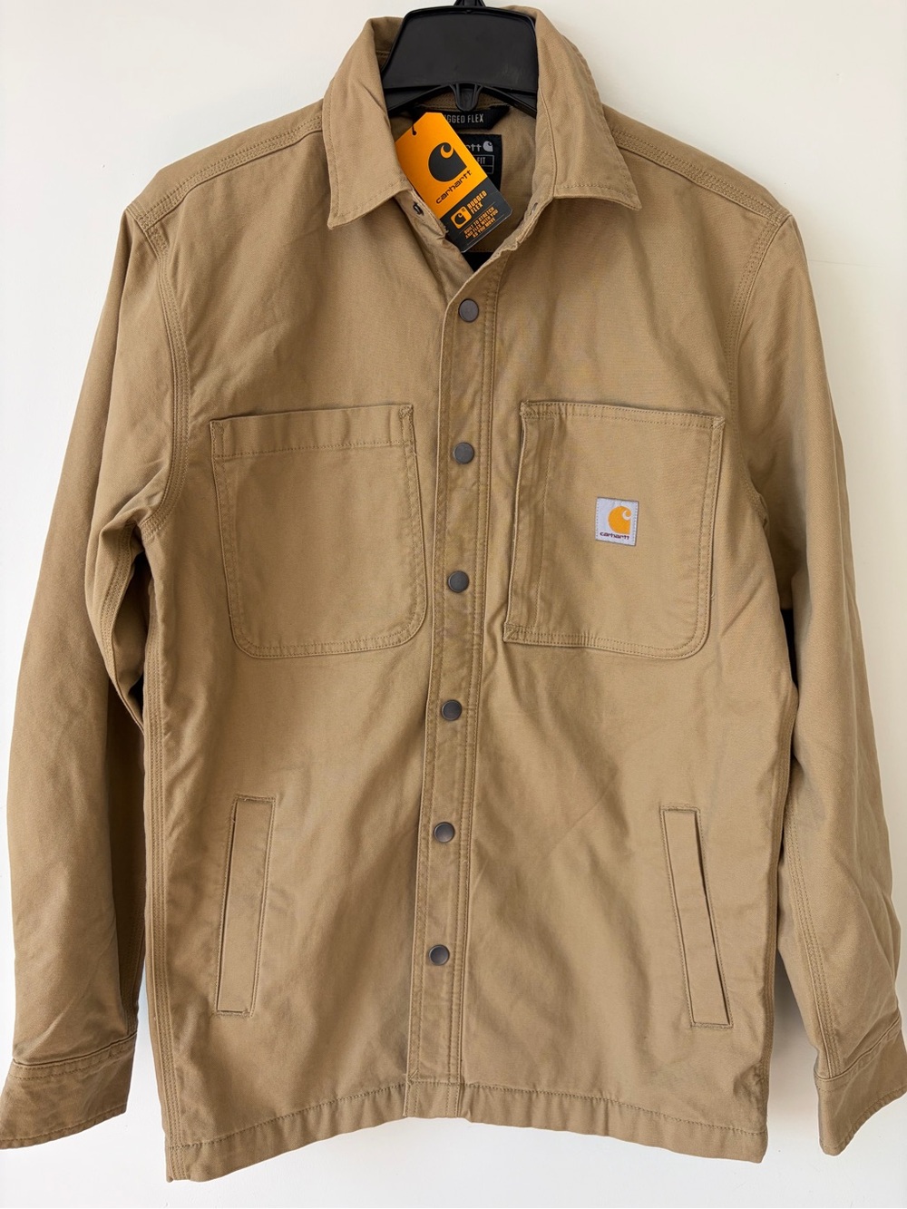 Carhartt Tan Canvas Workshirt Jacket